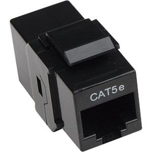 Intellinet 504775 Cat5e Black Keystone Jack Coupler