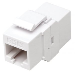 Intellinet 505147 Cat6 In-line White Keystone Jack