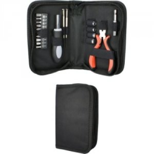 Qvs CA216-K2 19 Piece Technician Tool Kit W Wire Cutter