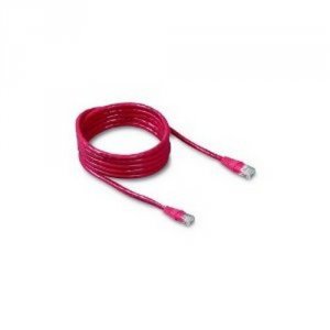 Belkin A3L980-06IN-RED Cable,cat6,utp,rj45mm,6 Inch,red,patch