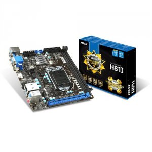 Msi H81I Mb  Ci7 H81 Lga1150 Ddr3 Sata Pcie Usb Vga Hdmi Dvi Mini-itx 