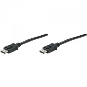 Manhattan 306935 Displayport Male  Displayport Male, 1 M (3.3 Ft.), Bl