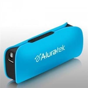 Aluratek APBL01FSB 2600mah Portable Battery Charger W Led Flashlight B