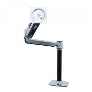 Ergotron 45-384-026 Lx Hd Sit-stand Desk Mount Lcd Arm.accommodates La