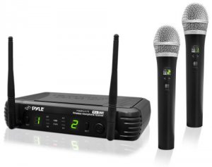 Pyle PDWM3375 Premier Series Professional 2-channel Uhf Wireless Handh