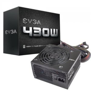 Evga 100-W1-0430-KR Power Supply 100-w1-0430-kr 430w 80plus +12v 120mm