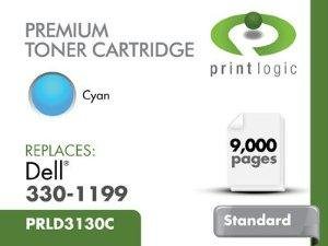 Print PRLD3130C Printlogic 330-1199 Cyan Cartridge