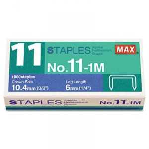 Max MXB111M Staples,use In Hd-11f,sv