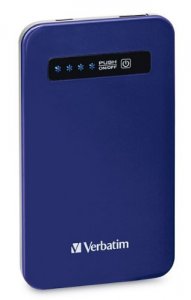 Verbatim 98455 Ultra-slim Power Pack, , Usb, 4200mah, Blue, Taa