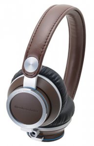 Audio ATH-RE700BW Dynamic On-ear Headphones In Brown With Smart Contro