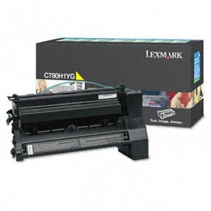 Original Lexmark C780H1YG Toner, , Yellow, 10,000 Pg Yield