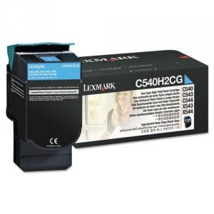 Original Lexmark C540H2CG C54xx543x544 High Yield Cyan Toner Cartridge