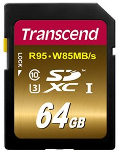 Transcend TS64GSDU3X 64gb Sdxc Uhs-i U3, Extreme