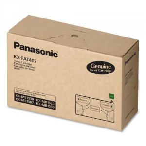 Original Panasonic KX-FAT407 Kx-fat407 Black Cartridge