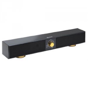 Syba CL-SPK20149 Usb Soundbar Stereo Speakers, 2x2.5w, Bl