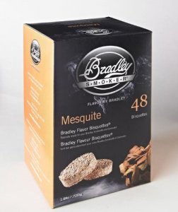 Bradley BTMQ120 Bisquettes Mesquite 120pk