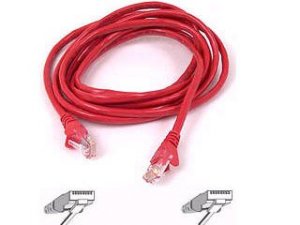 Belkin A3L980-18-RED-S Cable,cat6,utp,rj45mm,18