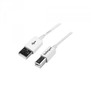 Startech USBPAB1MW Cable  1m White Usb2.0 A To B Cable M M Retail