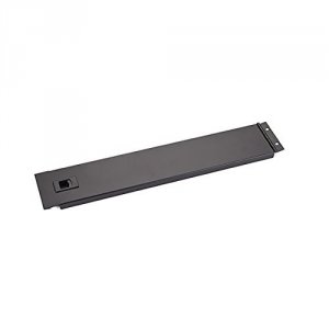 Black RMTB02 Filler Panel, Black, 2u (3.50in)