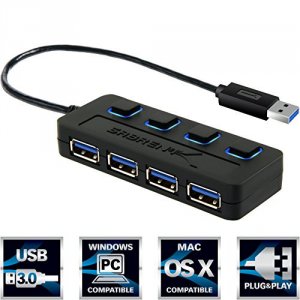 Sabrent HB-UM43 Usb 3.0 Hub W Power Switches