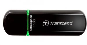 Transcend TS16GJF600 16gb Usb 2.0 Flash Drive (jetflash 600, Black)