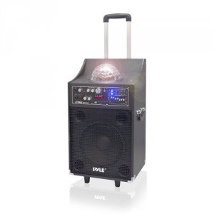 Pyle PSUFM1049A 600w Disco Jam Bt 2way Pa Spkr W Usbsd Reader  Flashin