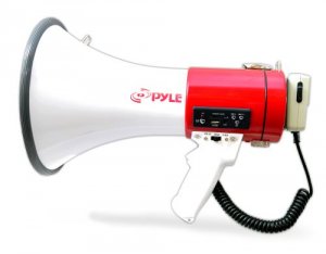 Pyle PMP57LIA Pro Megaphone With Siren Talk Usb Sd Card