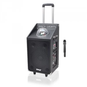 Pyle PWMA1594UFM Bt Battery Powered Portable Pa     Spkr System 600wat