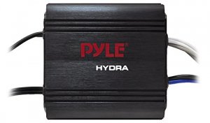 Pyle PLMRMP1B Marine 400w 2ch Amplifier Black Finish