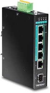 Trendnet TI-PG541 5-port Hardened Industrial Gigabit Poe+ Din-rail Swi