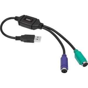 Siig JU-ACB112-S1 Accessory Ju-acb112-s1 Usb To Ps2 Adapter For Keyboa