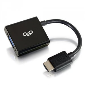 C2g 41353 Mini Hdmi M To Vga F Dongle Wpwr