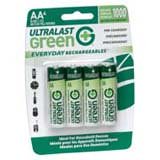 Dantona ULGED4AA Rechargeable Household Battery - 4 Pack Aa