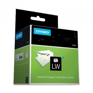 Dymo 30387 Permanent Adhesive Labels - Black On White