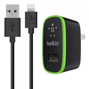 Belkin F8J052TT04-BLK Home Charger With Lightning Cable For Ipad (10 W