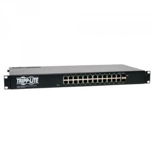 Tripp NSU-G24C2 24 Port Unmanaged Gigabit Ethernet Switch With 12 Outl