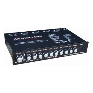 American AB7BV High End 7 Band Equalizer Voltage Display