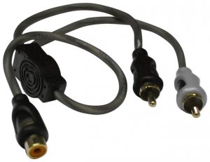 American SQ1F2M Y Rca Cable 1 Female To 2 Male