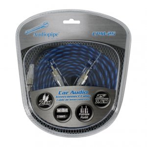 Audiopipe CPM25 25ft Platinum Plated Interconnect Cable