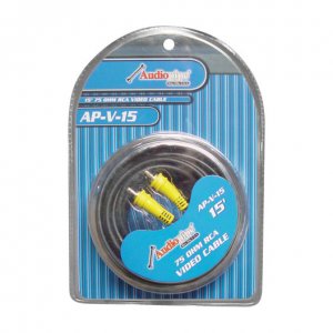 Nippon APV15 Audiopipe 15' 75 Ohm Rca Video Cable