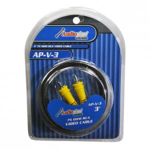 Nippon APV3 Audiopipe 3' 75 Ohm Rca Video Cable