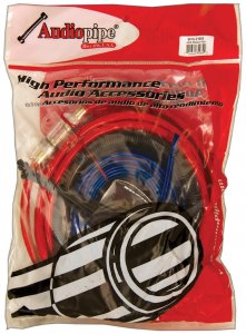 Nippon BMS2100X Amp Wiring Kit Audiopipe 4ga Up To 2100watts  Bms2100s