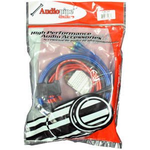 Nippon BMS700X Amp Wiring Kit Audiopipe 10ga 700watts Wrca Cables