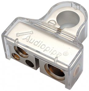 Nippon BTP705P Audiopipe Platinum Finish Positive Battery Terminal Con