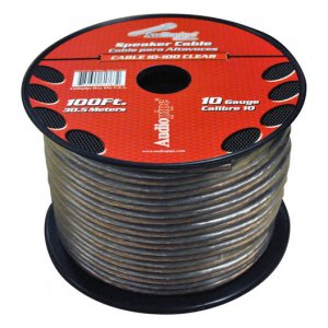 Nippon CABLE10100CL Audiopipe Speaker Cable 10 Gauge 100ft Clear