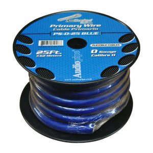 Nippon PS025BL Audiopipe Primary Wire 0 Gauge 25ft Blue