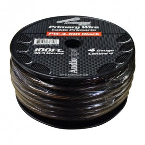 Nippon PW4100BK Power Wire Audiopipe 4ga 100' Black