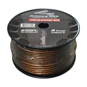 Nippon PW8BK Power Wire Audiopipe 8ga 250' Black