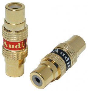 Nippon Q119 Rca Coupler Female Audiopipe Pair