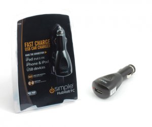 Pac IS46 Hubvolt Fc Fast-charging 3 Amp Usb Car Charger